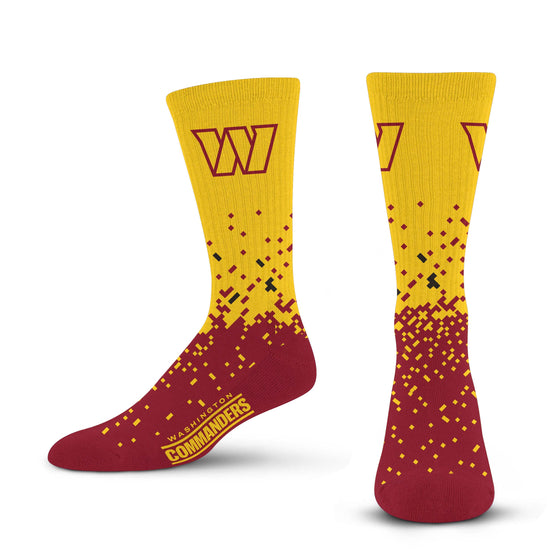 Washington Commanders Spray Zone Socks - Large