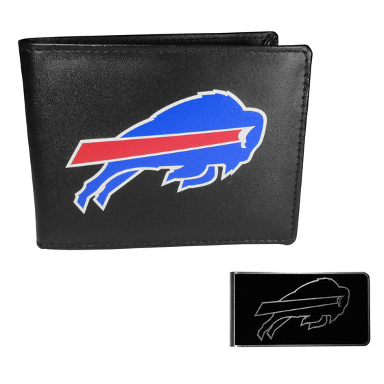 Buffalo Bills Bi-fold Wallet & Black Money Clip