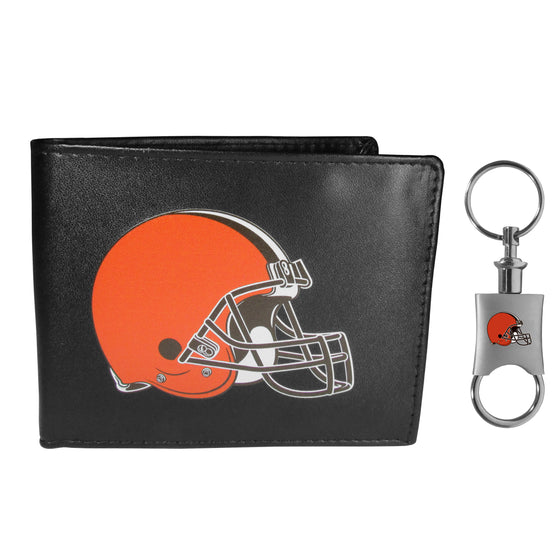 Cleveland Browns Bi-fold Wallet & Valet Key Chain