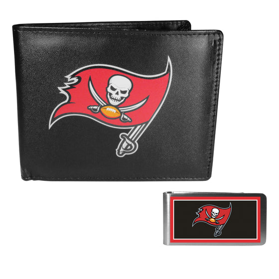 Tampa Bay Buccaneers Bi-fold Wallet & Color Money Clip