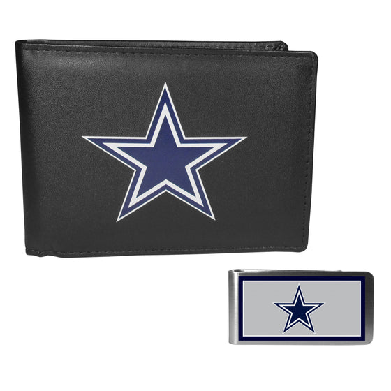 Dallas Cowboys Bi-fold Wallet & Color Money Clip