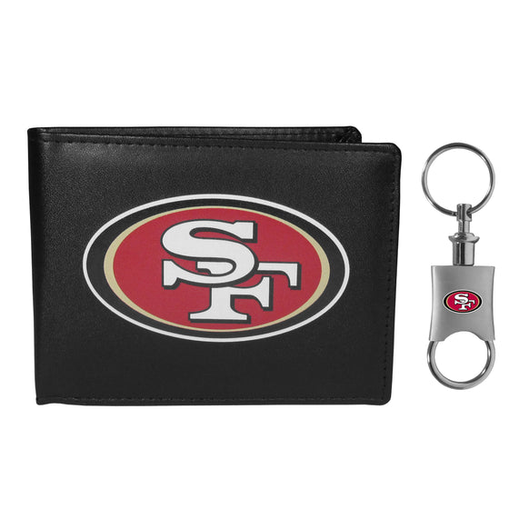 San Francisco 49ers Bi-fold Wallet & Valet Key Chain