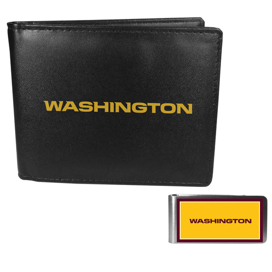 Washington Commanders Bi-fold Wallet & Color Money Clip