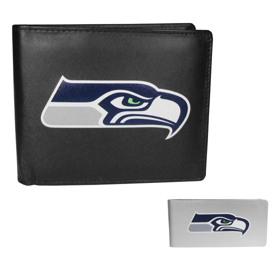 Seattle Seahawks Bi-fold Wallet & Money Clip