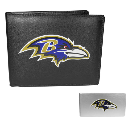 Baltimore Ravens Bi-fold Wallet & Money Clip