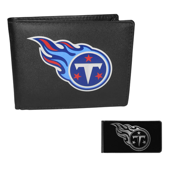 Tennessee Titans Bi-fold Wallet & Black Money Clip