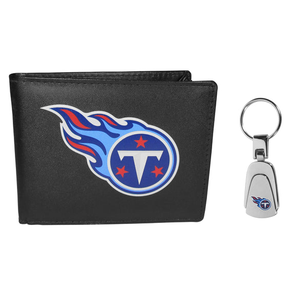 Tennessee Titans Bi-fold Wallet & Steel Key Chain