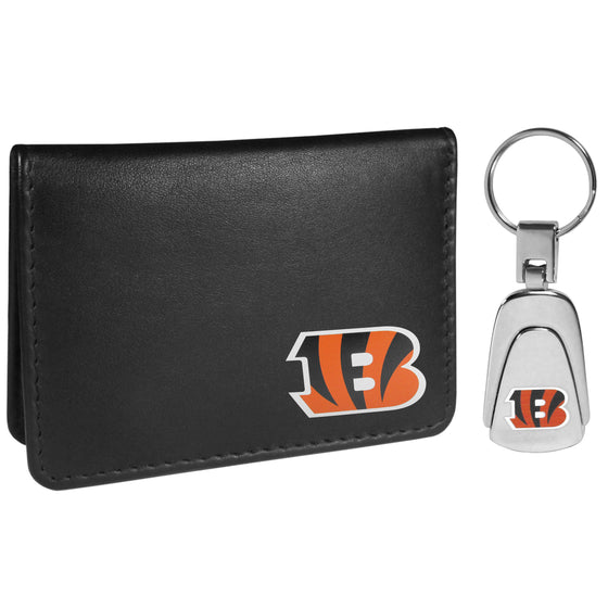 Cincinnati Bengals Weekend Bi-fold Wallet & Steel Key Chain