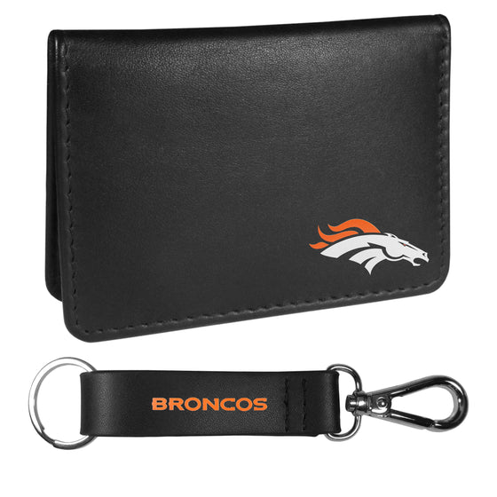 Denver Broncos Weekend Bi-fold Wallet & Strap Key Chain