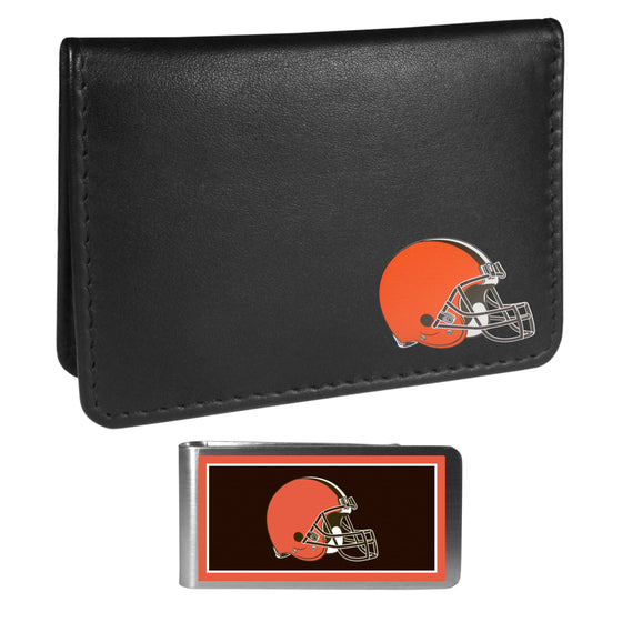 Cleveland Browns Weekend Bi-fold Wallet & Color Money Clip