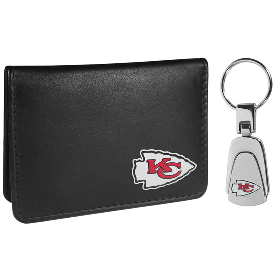 Kansas City Chiefs Weekend Bi-fold Wallet & Steel Key Chain