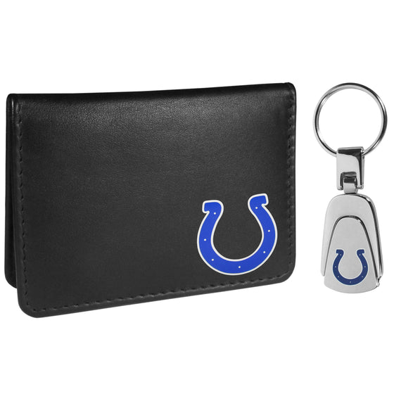 Indianapolis Colts Weekend Bi-fold Wallet & Steel Key Chain