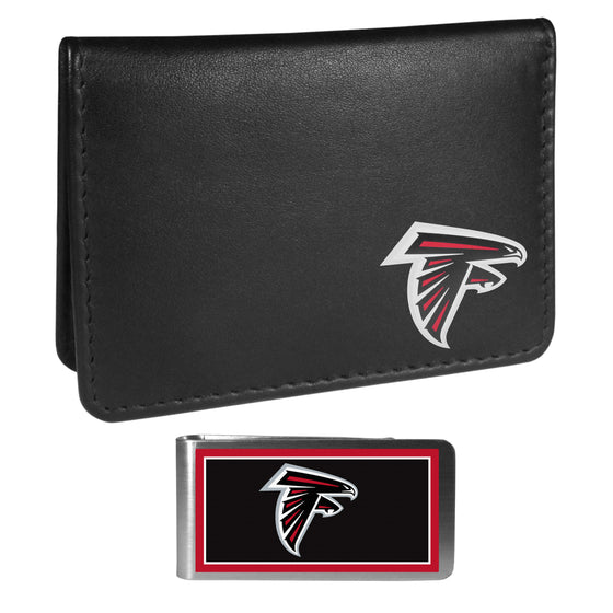 Atlanta Falcons Weekend Bi-fold Wallet & Color Money Clip