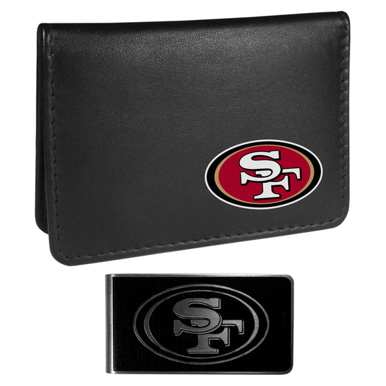 San Francisco 49ers Weekend Bi-fold Wallet & Black Money Clip