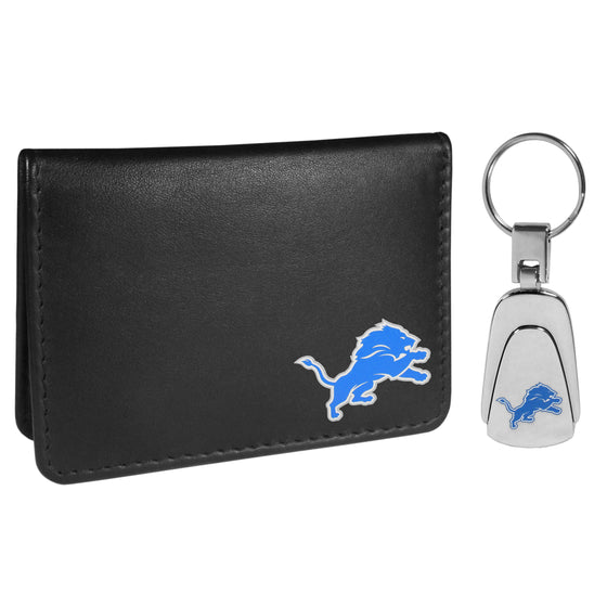 Detroit Lions Weekend Bi-fold Wallet & Steel Key Chain