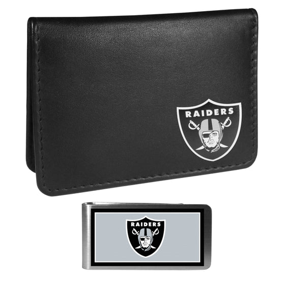 Las Vegas Raiders Weekend Bi-fold Wallet & Color Money Clip