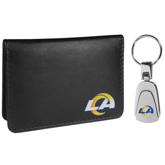 Los Angeles Rams Weekend Bi-fold Wallet & Steel Key Chain