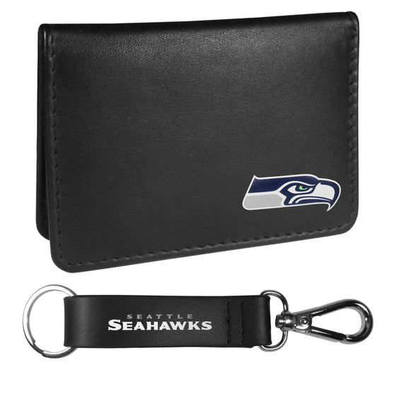 Seattle Seahawks Weekend Bi-fold Wallet & Strap Key Chain