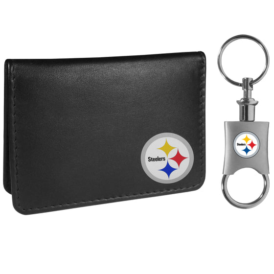 Pittsburgh Steelers Weekend Bi-fold Wallet & Valet Key Chain