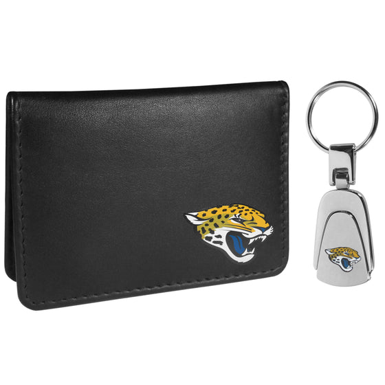 Jacksonville Jaguars Weekend Bi-fold Wallet & Steel Key Chain