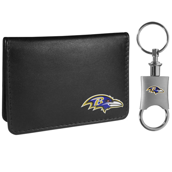 Baltimore Ravens Weekend Bi-fold Wallet & Valet Key Chain