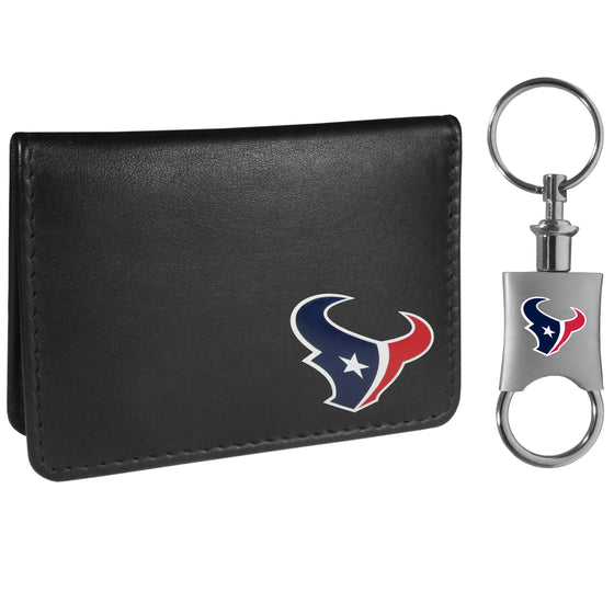 Houston Texans Weekend Bi-fold Wallet & Valet Key Chain