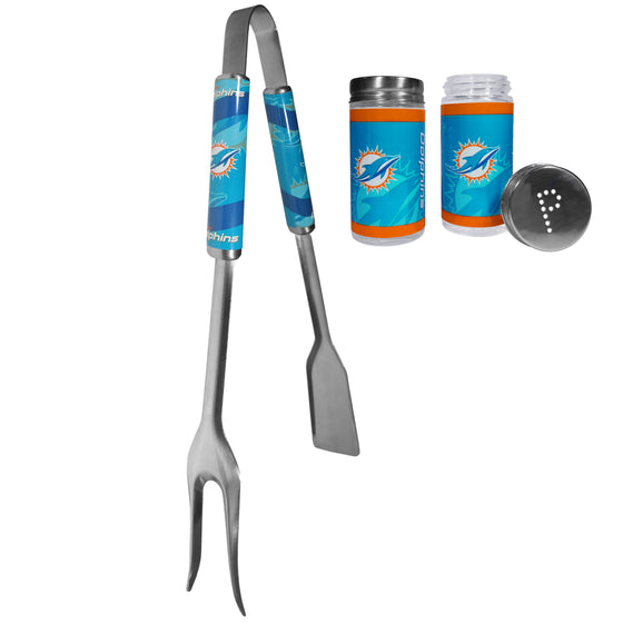 Miami Dolphins 3 in 1 BBQ Tool and Salt & Pepper Shaker