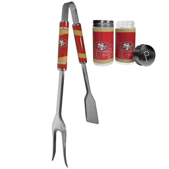 San Francisco 49ers 3 in 1 BBQ Tool and Salt & Pepper Shaker