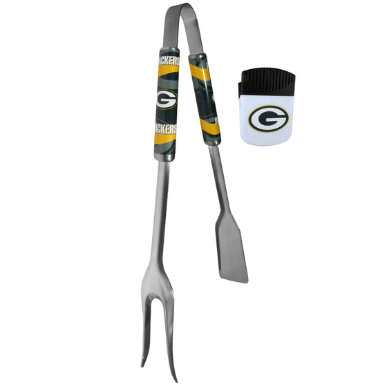 Green Bay Packers 3 in 1 BBQ Tool and Chip Clip