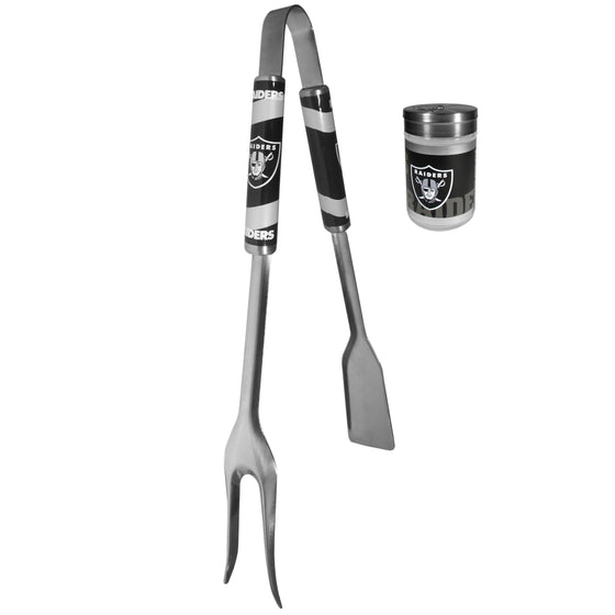 Oakland Raiders 3 in 1 BBQ Tool and Season Shaker