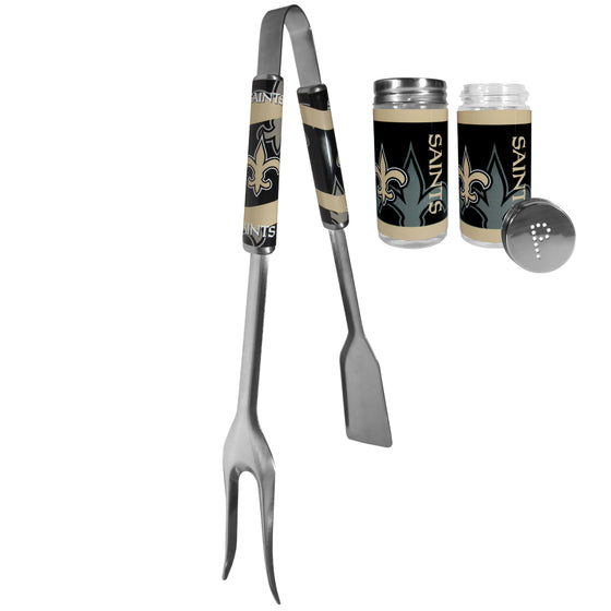 New Orleans Saints 3 in 1 BBQ Tool and Salt & Pepper Shaker