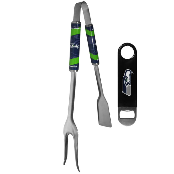 Seattle Seahawks 3 in 1 BBQ Tool and Bottle Opener