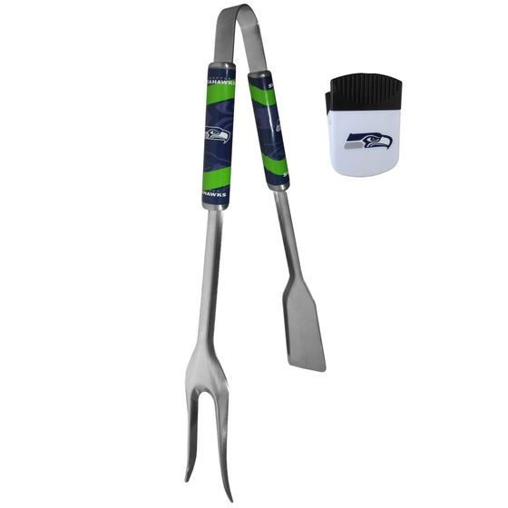 Seattle Seahawks 3 in 1 BBQ Tool and Chip Clip