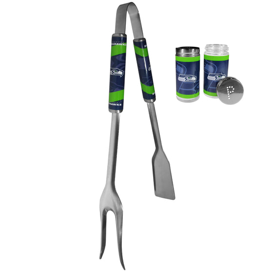 Seattle Seahawks 3 in 1 BBQ Tool and Salt & Pepper Shaker