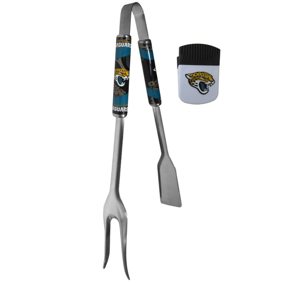 Jacksonville Jaguars 3 in 1 BBQ Tool and Chip Clip