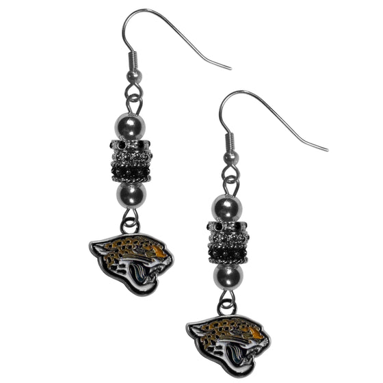 Jacksonville Jaguars Euro Bead Earrings