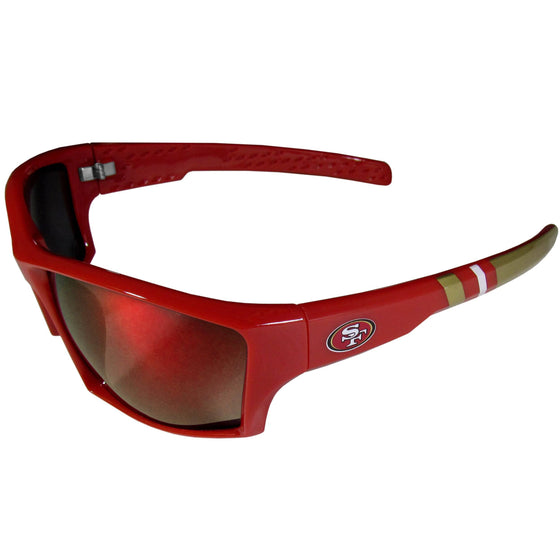 San Francisco 49ers Edge Wrap Sunglasses (SSKG) - 757 Sports Collectibles