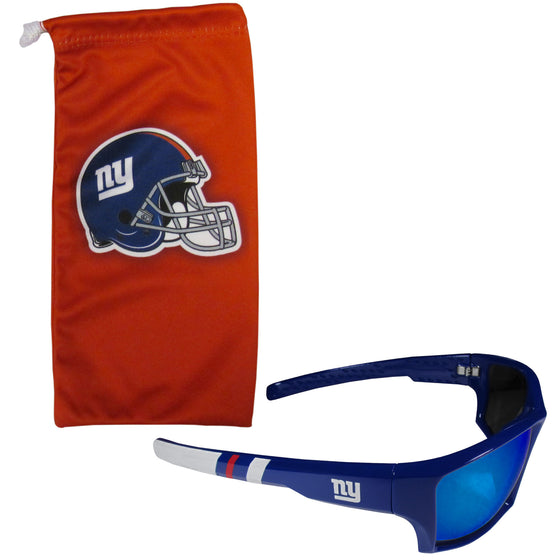 New York Giants Edge Wrap Sunglass and Bag Set