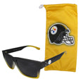 Pittsburgh Steelers Sportsfarer Sunglasses and Bag Set