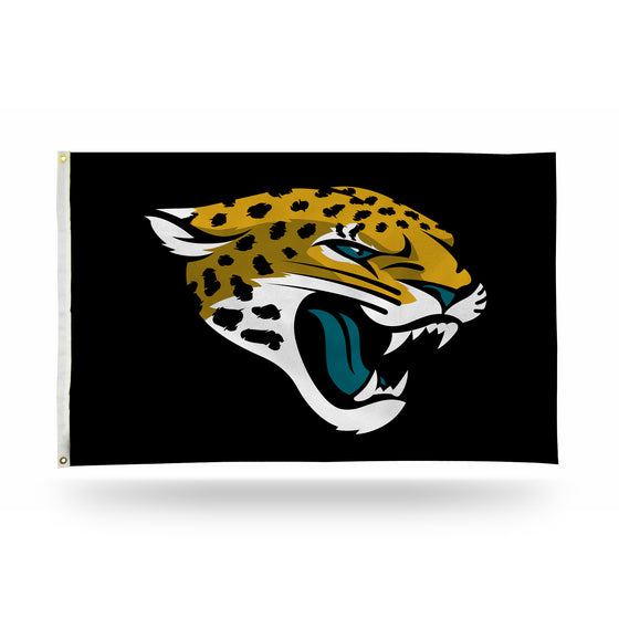 NFL Football Jacksonville Jaguars Standard 3' x 5' Banner Flag Single Sided - Indoor or Outdoor - Home Décor