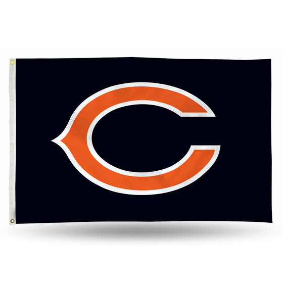 NFL Football Chicago Bears Standard 3' x 5' Banner Flag Single Sided - Indoor or Outdoor - Home Décor