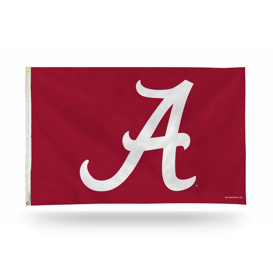 NCAA  Alabama Crimson Tide Standard 3' x 5' Banner Flag Single Sided - Indoor or Outdoor - Home Décor