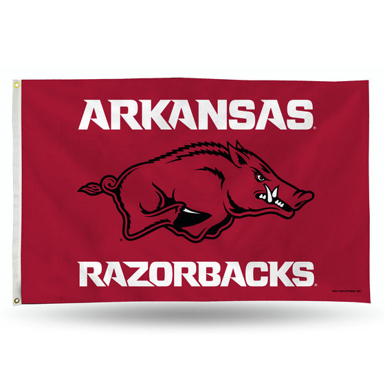 NCAA  Arkansas Razorbacks Standard 3' x 5' Banner Flag Single Sided - Indoor or Outdoor - Home Décor