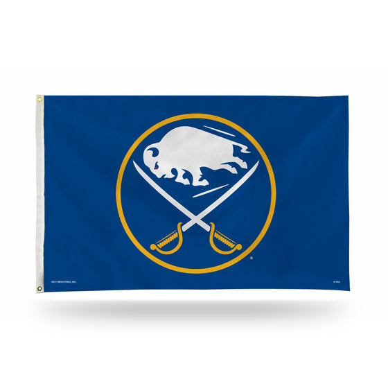 NHL Hockey Buffalo Sabres Standard 3' x 5' Banner Flag Single Sided - Indoor or Outdoor - Home Décor