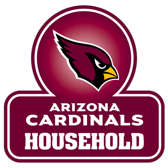 Arizona Cardinals Household Auto Decal