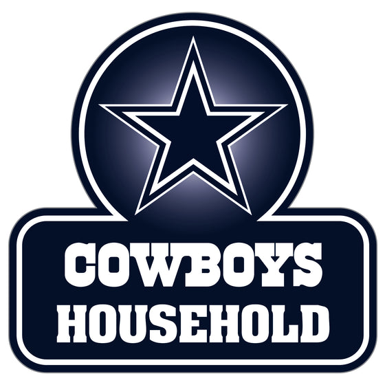 Dallas Cowboys Household Auto Decal