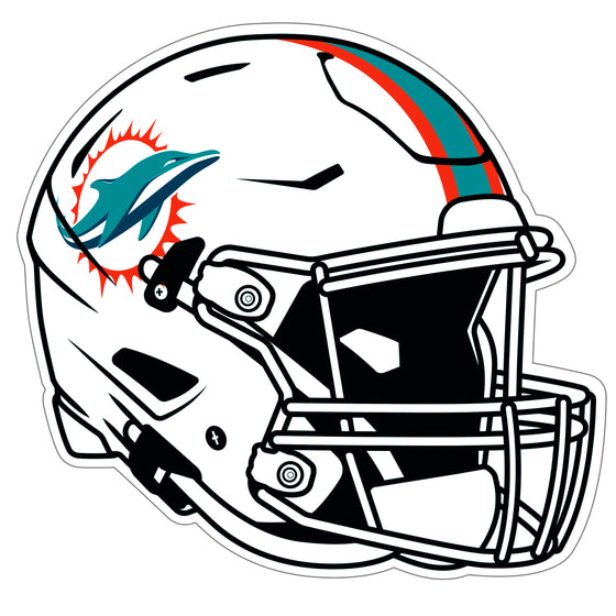 Miami Dolphins Helmet Auto Decal