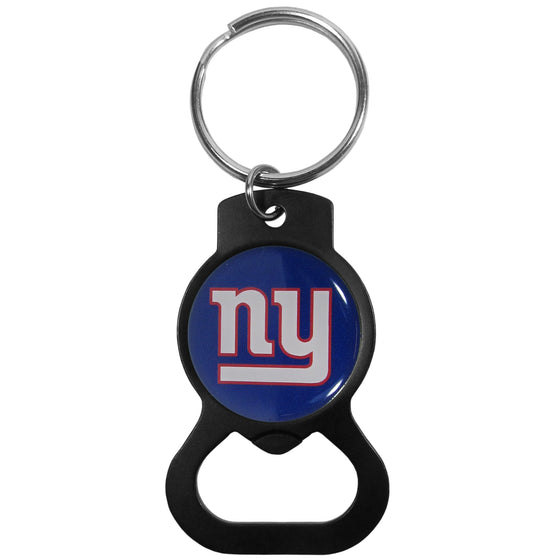 New York Giants Bottle Opener Key Chain, Black