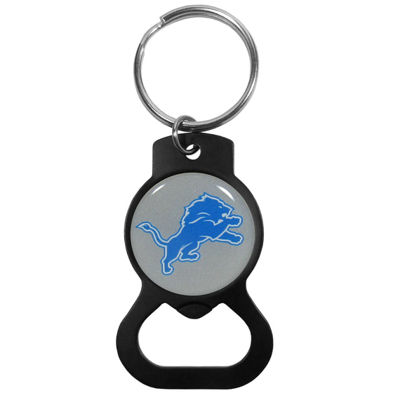 Detroit Lions Bottle Opener Key Chain, Black