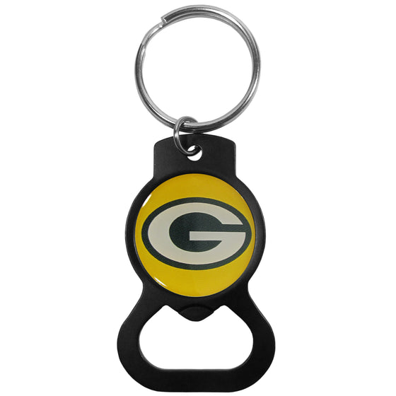 Green Bay Packers Bottle Opener Key Chain, Black